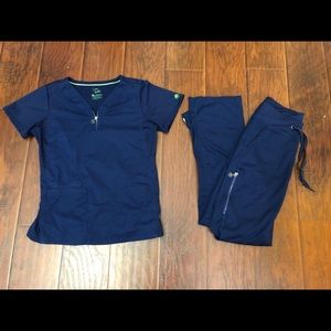 Healing hands navy scrubs